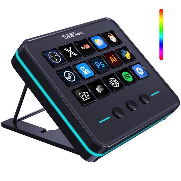 VSDINSIDE 18-Key RGB Stream Controller for OBS & Twitch